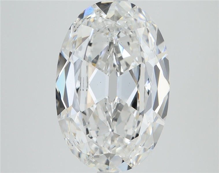 5.23 ct. oval Lab Grown Diamond front image