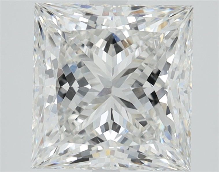 3.09 ct. princess Lab Grown Diamond front image
