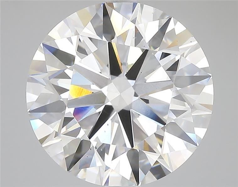 7.04 ct. round Lab Grown Diamond front image