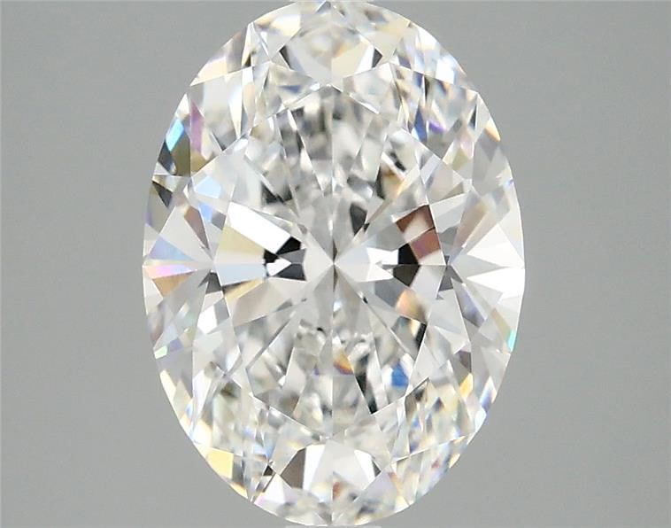 4.10 ct. oval Lab Grown Diamond front image