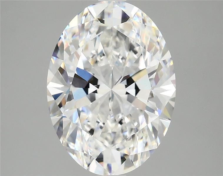 6.10 ct. oval Lab Grown Diamond front image