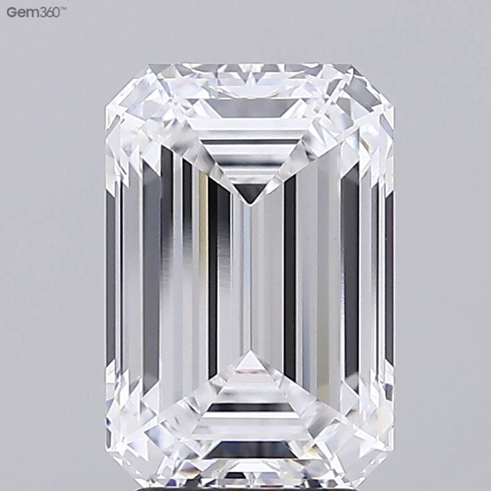 3.76 ct. emerald Lab Grown Diamond front image