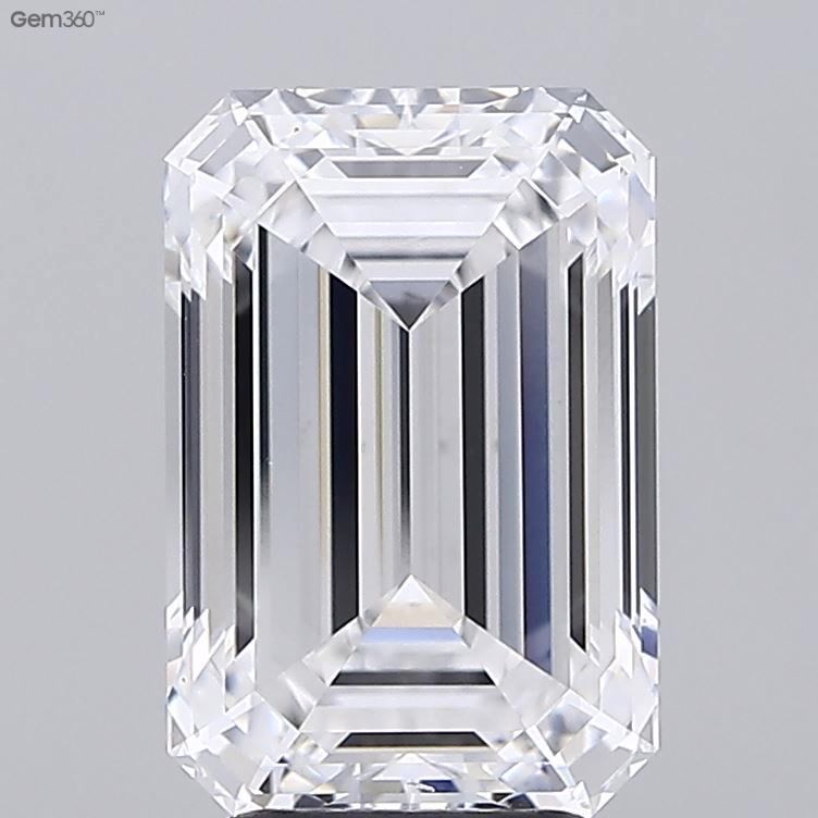 4.29 ct. emerald Lab Grown Diamond front image