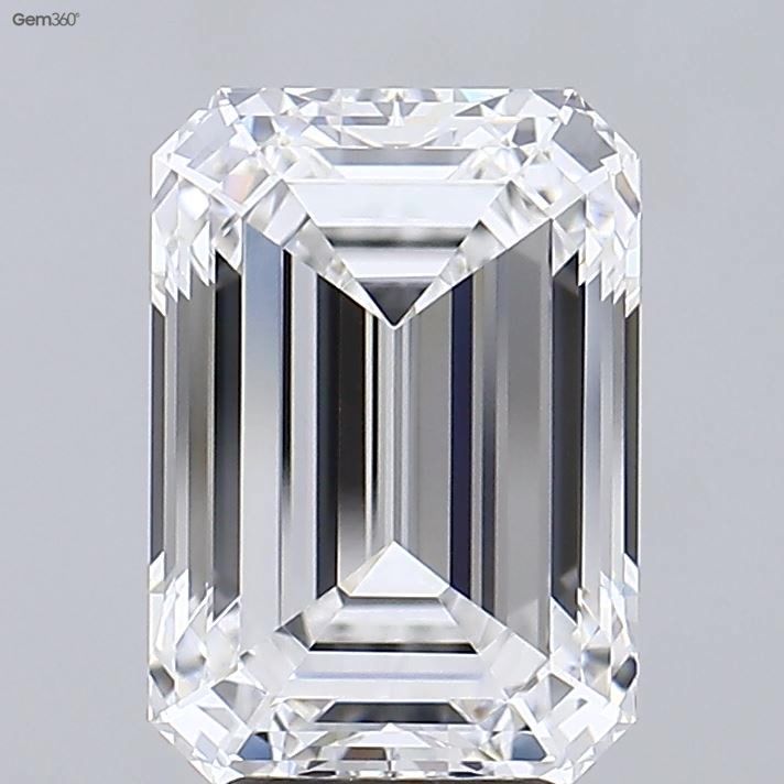 5.32 ct. emerald Lab Grown Diamond front image