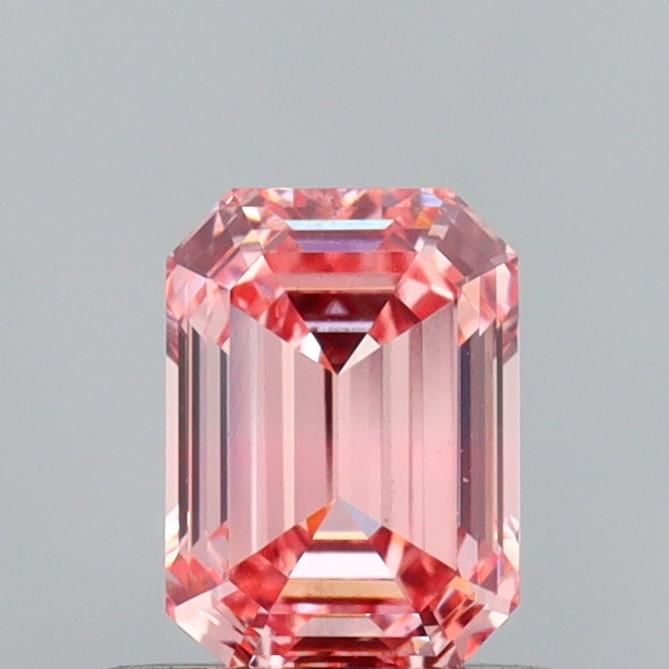0.61 CT Fancy Intense Pink EMERALD