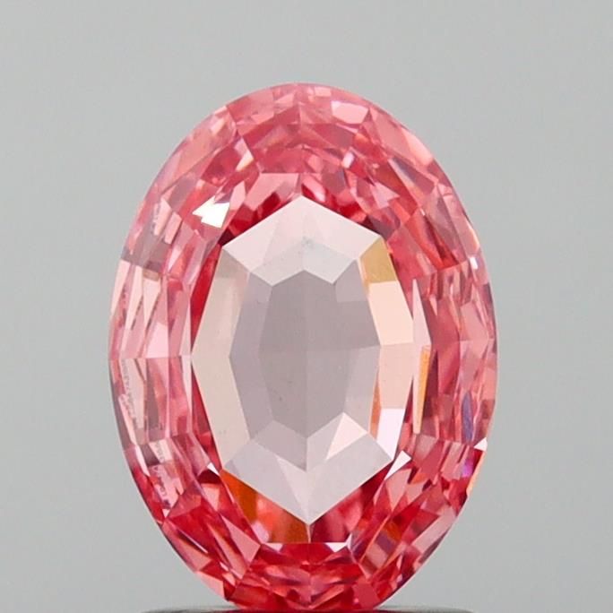 1.34 CT Fancy Vivid Pink OVAL