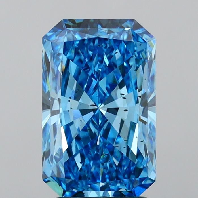 3.08 ct lab-grown Radiant Diamond