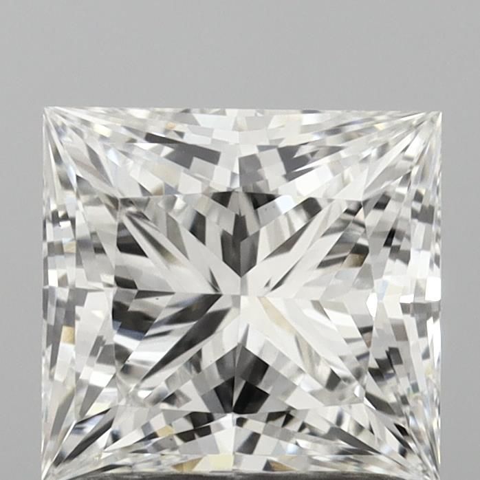 1.28 ct lab-grown Princess Diamond