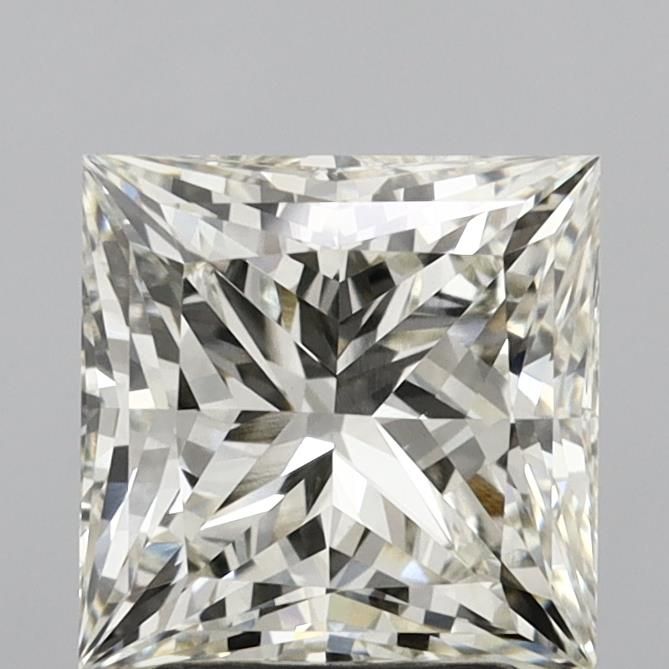 3.08 ct lab-grown Princess Diamond