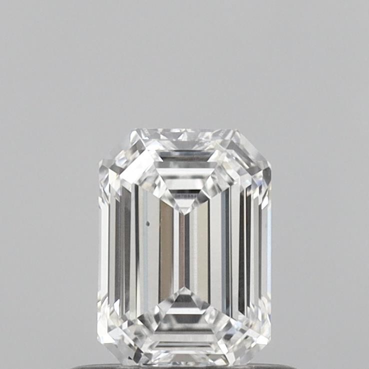0.58 Carat F SI1 Emerald Lab Diamond