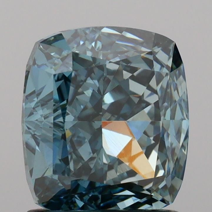 2.02 CT Fancy Blue CUSHION MODIFIED