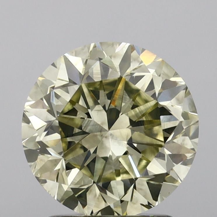 Diament 2.01 ct Fancy Light Brownish Greenish Yellow/SI2