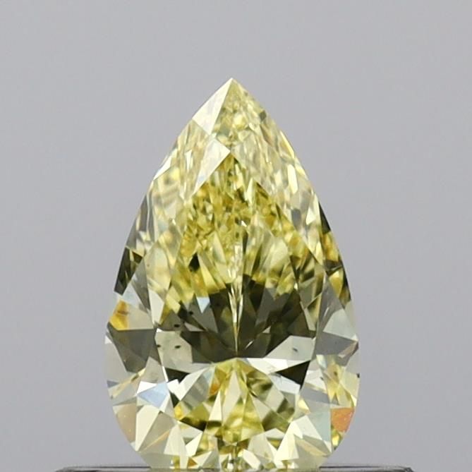 0.47 CT Fancy Vivid Yellow PEAR
