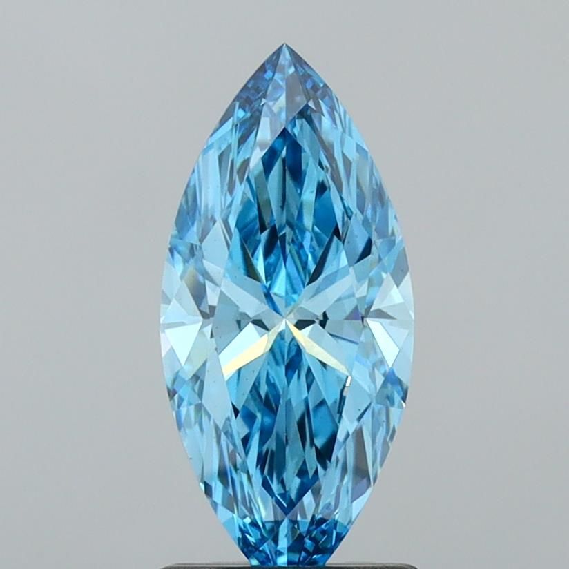 1.16 CT Fancy Vivid Blue MARQUISE