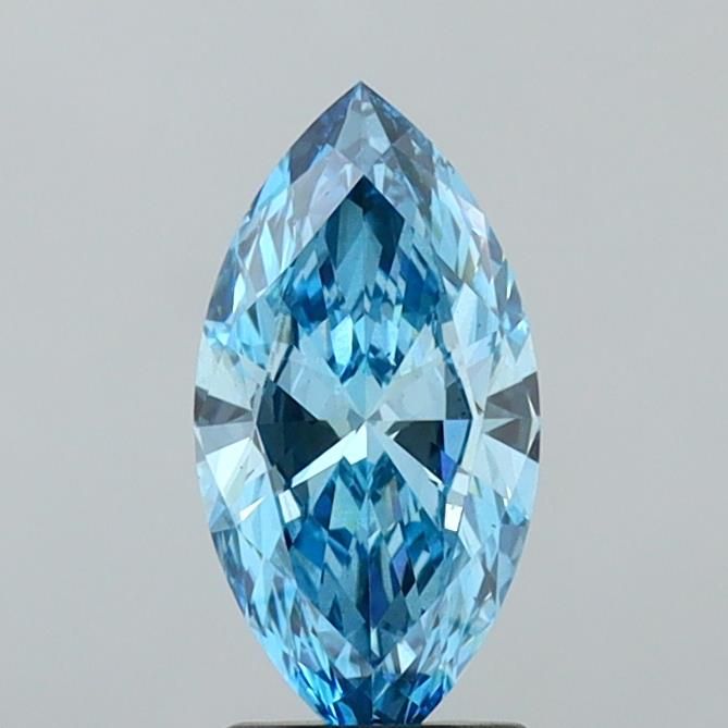 1.5 CT Fancy Vivid Blue MARQUISE