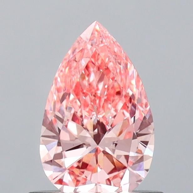 0.72 CT Fancy Vivid Pink PEAR