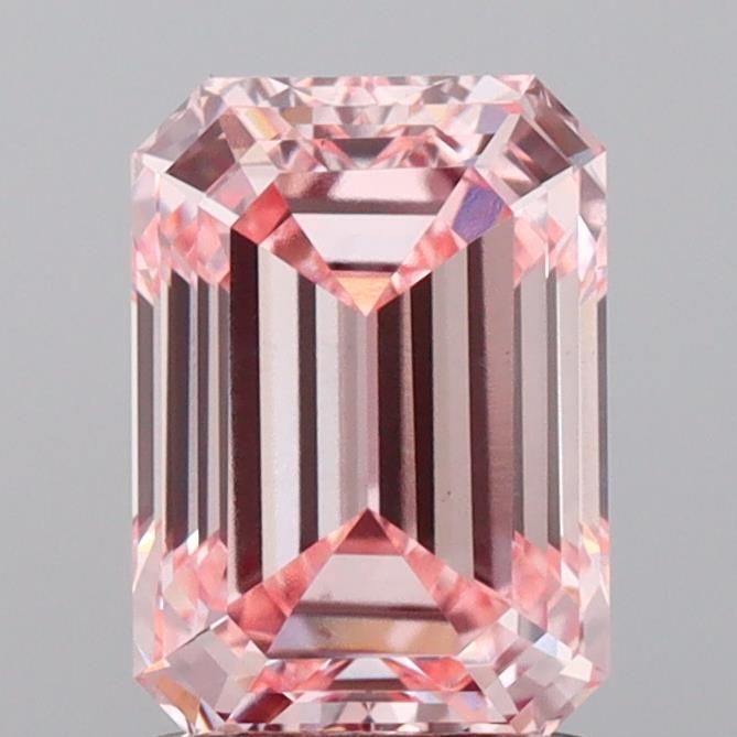 1.52 CT Fancy Intense Pink EMERALD