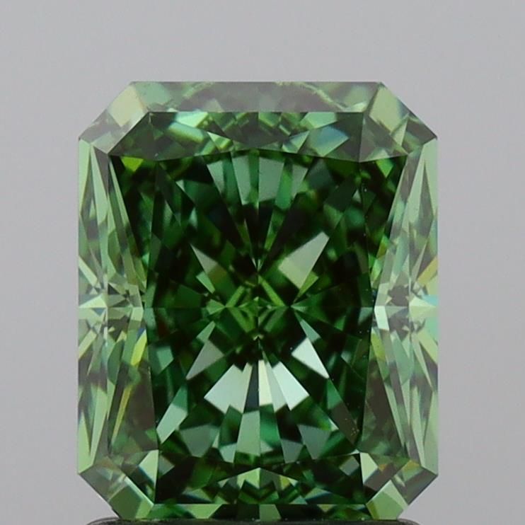1.53 CT Fancy Vivid Green RADIANT