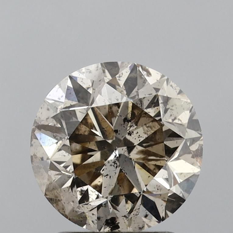 Diament 2.03 ct Fancy Light Brown/I2