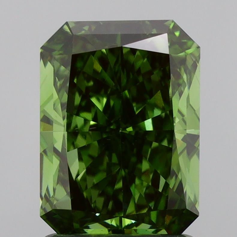 1.51 CT Fancy Vivid Green RADIANT