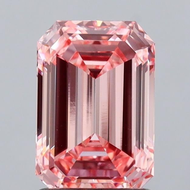1.55 CT Fancy Vivid Pink EMERALD
