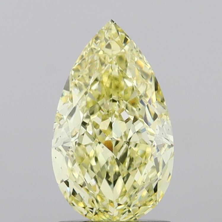 1.53 CT Fancy Yellow PEAR
