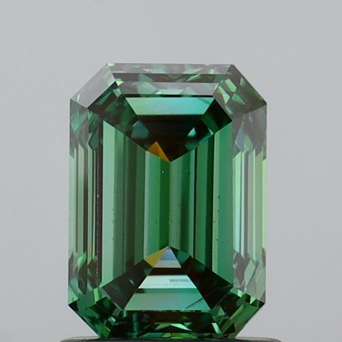 1.24 CT Fancy Vivid Green EMERALD