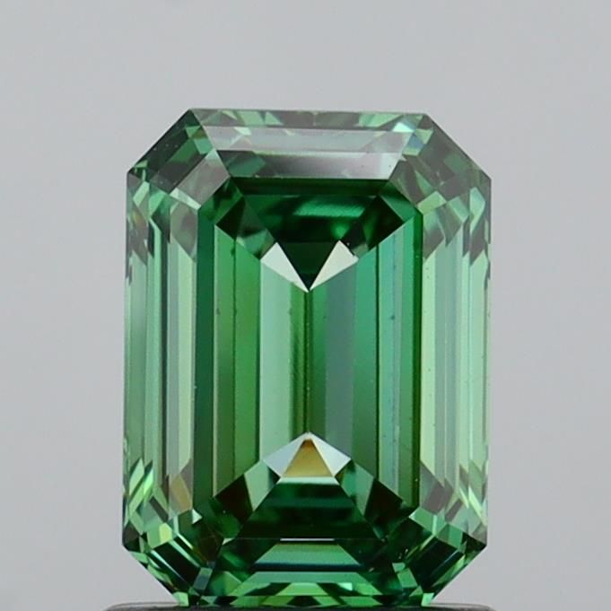 1.24 CT Fancy Vivid Green EMERALD