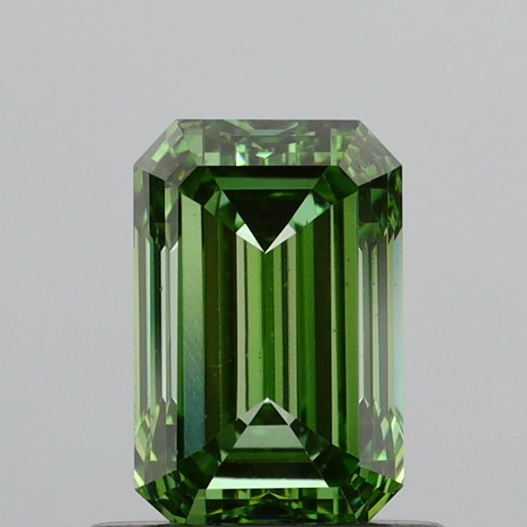 0.87 CT Fancy Vivid Green EMERALD
