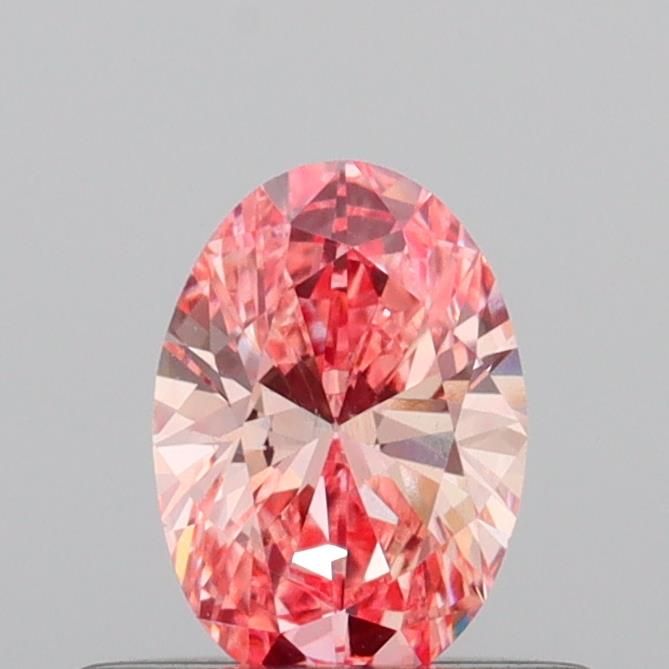 0.4 CT Fancy Vivid Pink OVAL