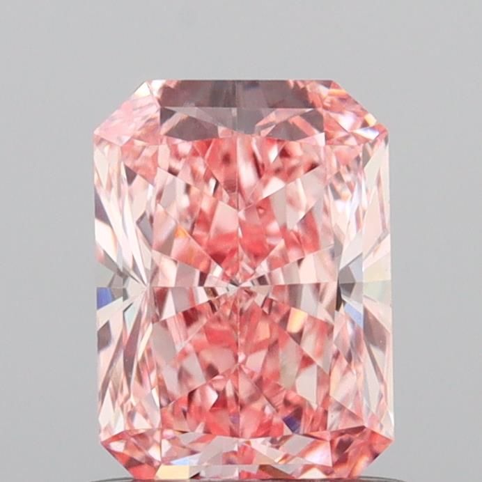 0.83 CT Fancy Vivid Pink RADIANT