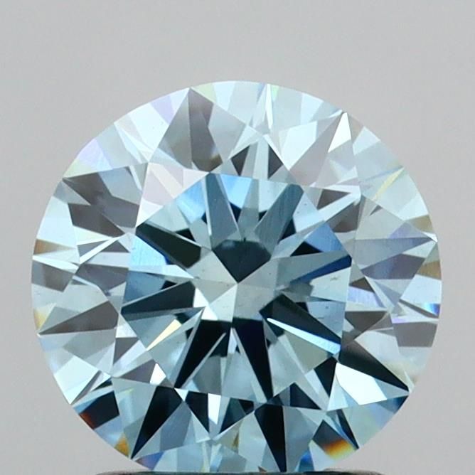 1.53 CT Fancy Vivid Blue ROUND