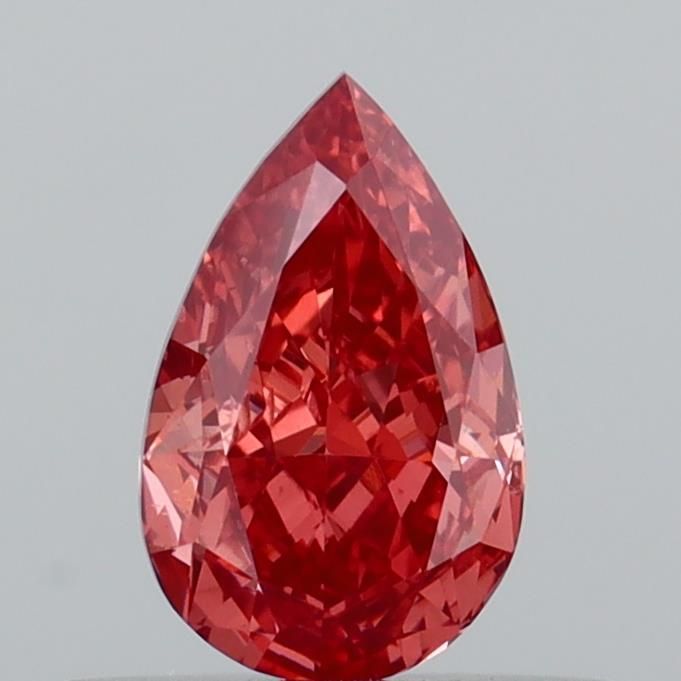 0.5 CT Fancy Vivid Brownish Pink PEAR