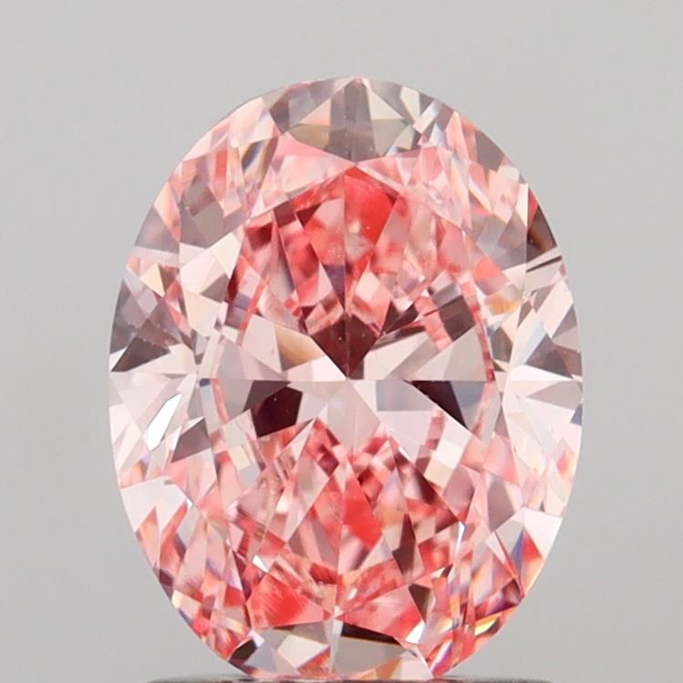 1.28 CT Fancy Vivid Pink OVAL