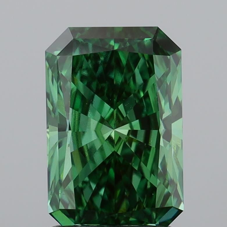 1.5 CT Fancy Vivid Green RADIANT