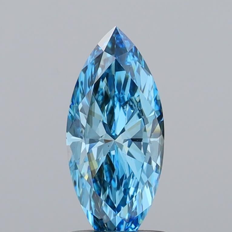 1.0 CT Fancy Vivid Blue MARQUISE