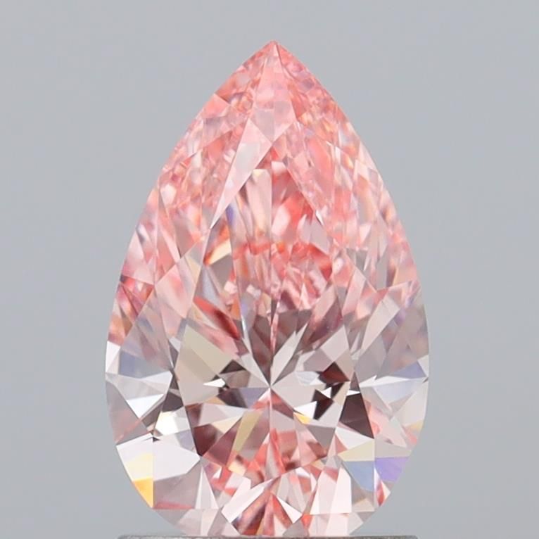 1.55 CT Fancy Intense Pink PEAR
