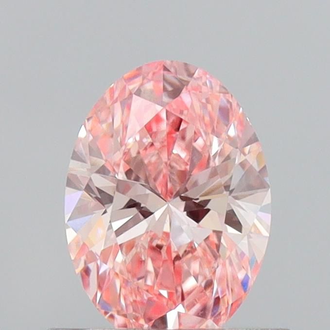 0.7 CT Fancy Vivid Pink OVAL