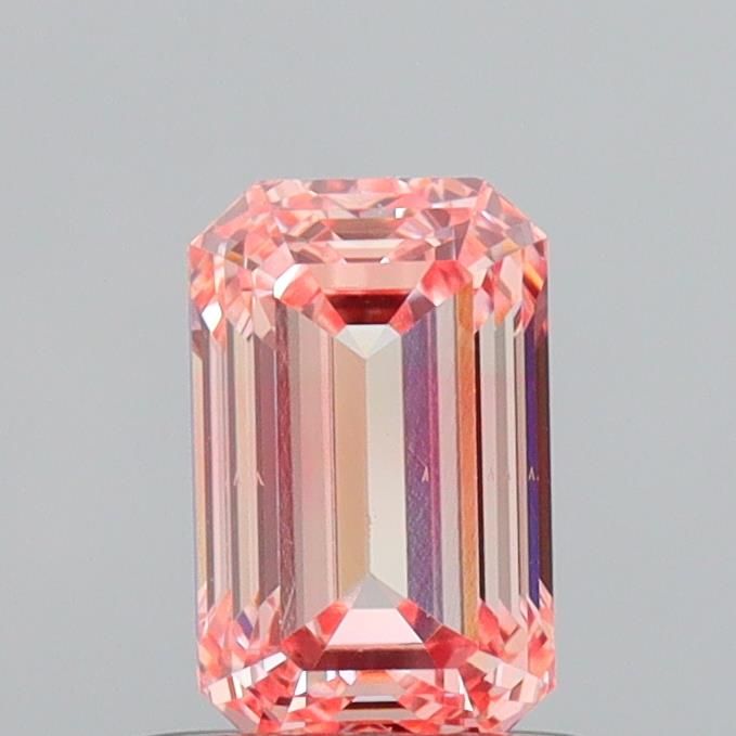 0.73 CT Fancy Vivid Pink EMERALD