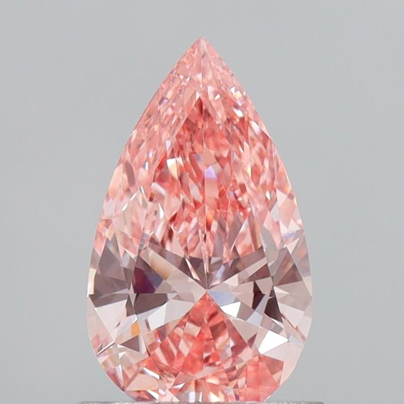 0.9 CT Fancy Vivid Pink PEAR