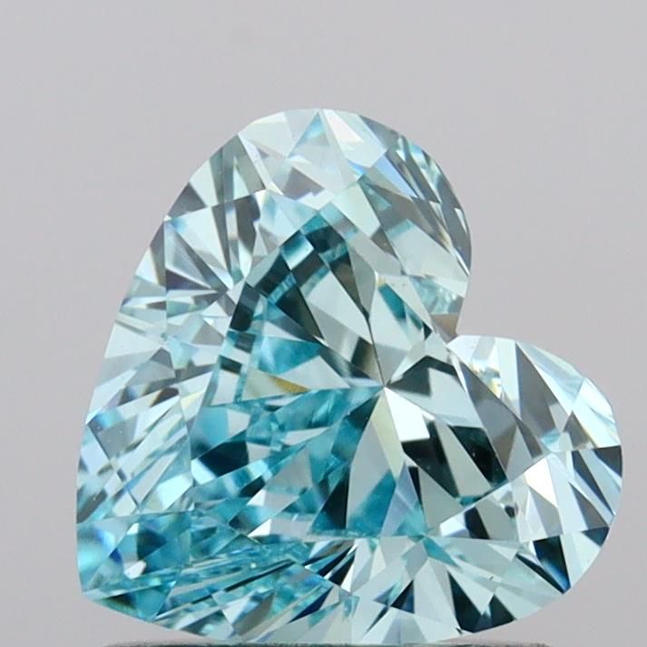 1.03 CT Fancy Blue HEART