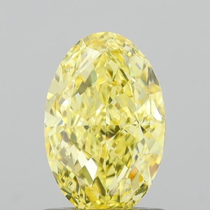 1.05 CT Fancy Intense Yellow OVAL