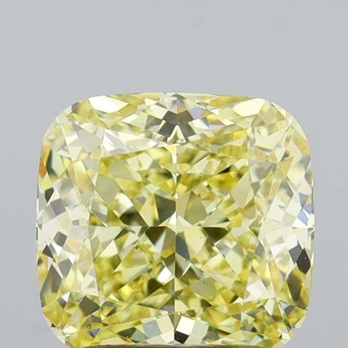 2.01 CT Fancy Yellow CUSHION MODIFIED