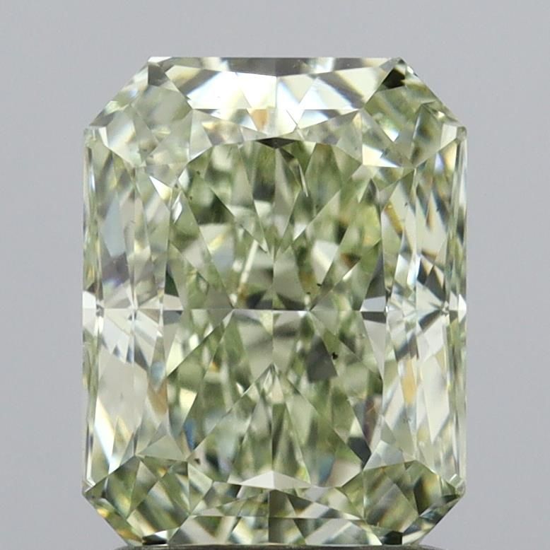 Diament 1.71 ct Fancy Grayish Yellowish Green/SI2