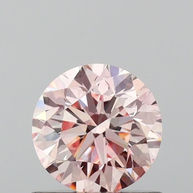 0.76 CT Fancy Light Pink ROUND