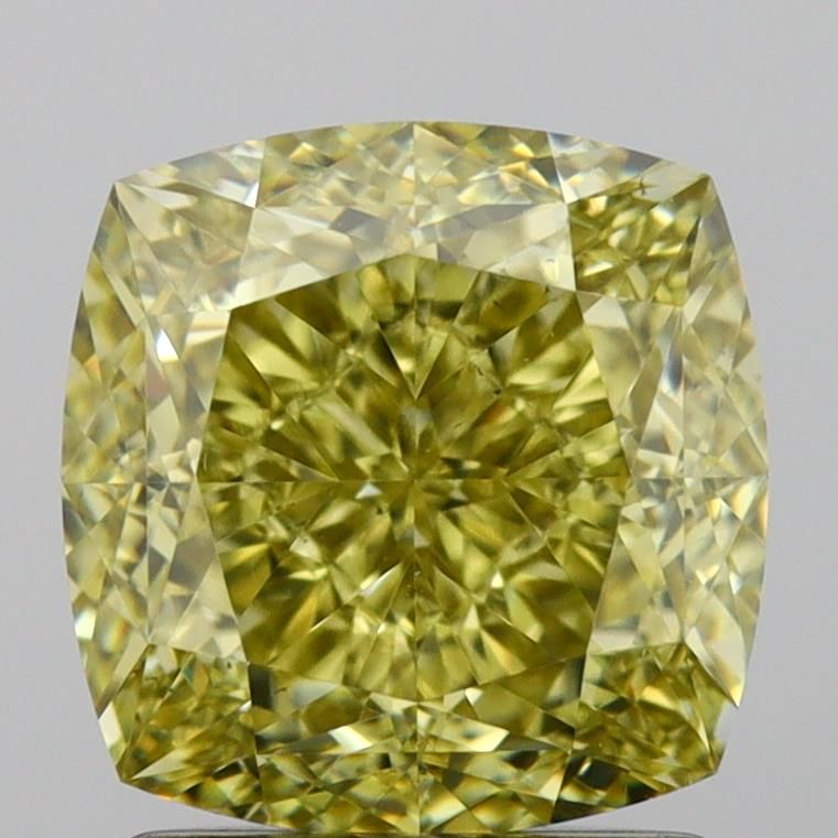 Diament 2.26 ct Fancy Brownish Greenish Yellow/VS2