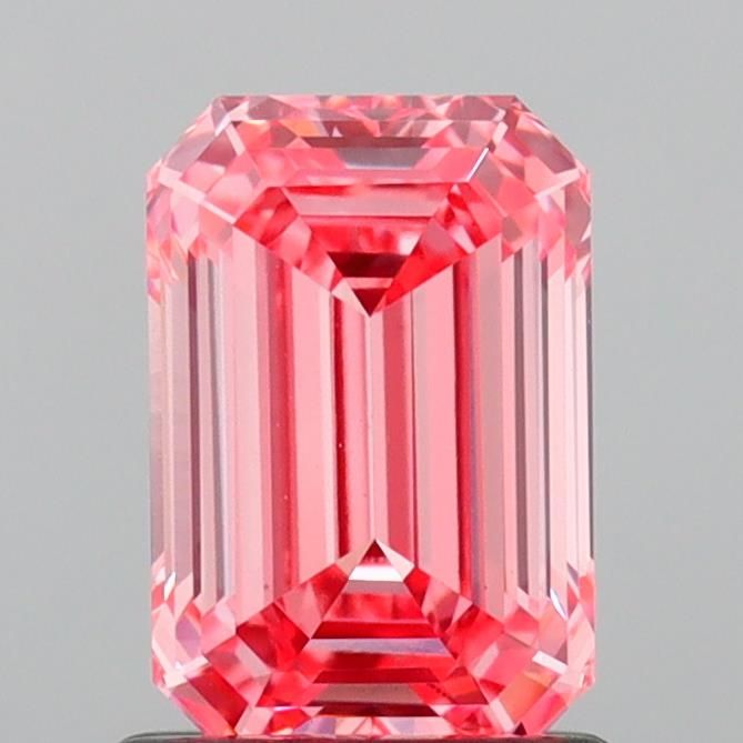 1.1 CT Fancy Vivid Pink EMERALD