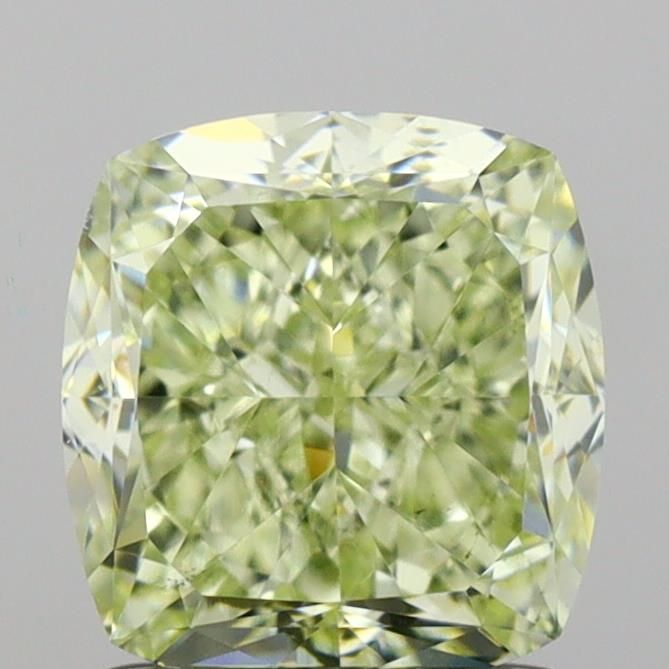 Diament 1.51 ct Fancy Light Grayish Greenish Yellow/VS2