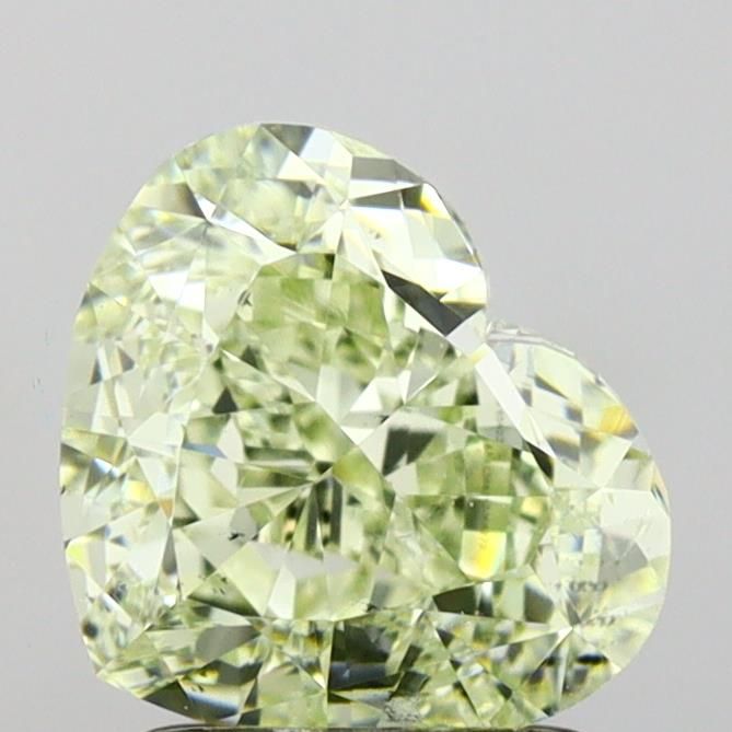 Diament 2.01 ct Light Green Yellow/SI1