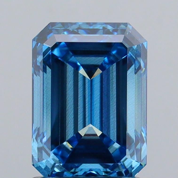 2.04 CT Fancy Vivid Blue EMERALD